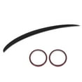 thumbnail image 2 of Rear Carbon Fiber Look For  Style High Kick Trunk Lid Spoiler Fit For MercedesBenz EClass W213 20172020, 2 of 8