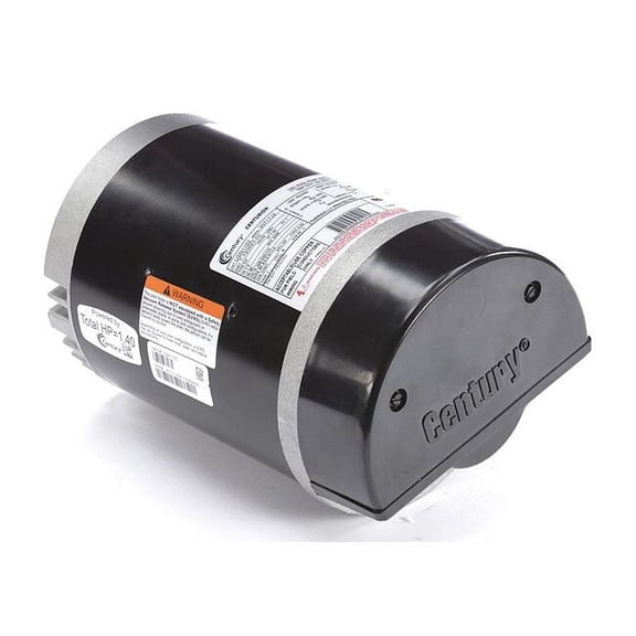 Pool Pump Motor, Permanent Split Capacitor, 1 HP, 56J Frame, 3,450 Nameplate RPM USN1102