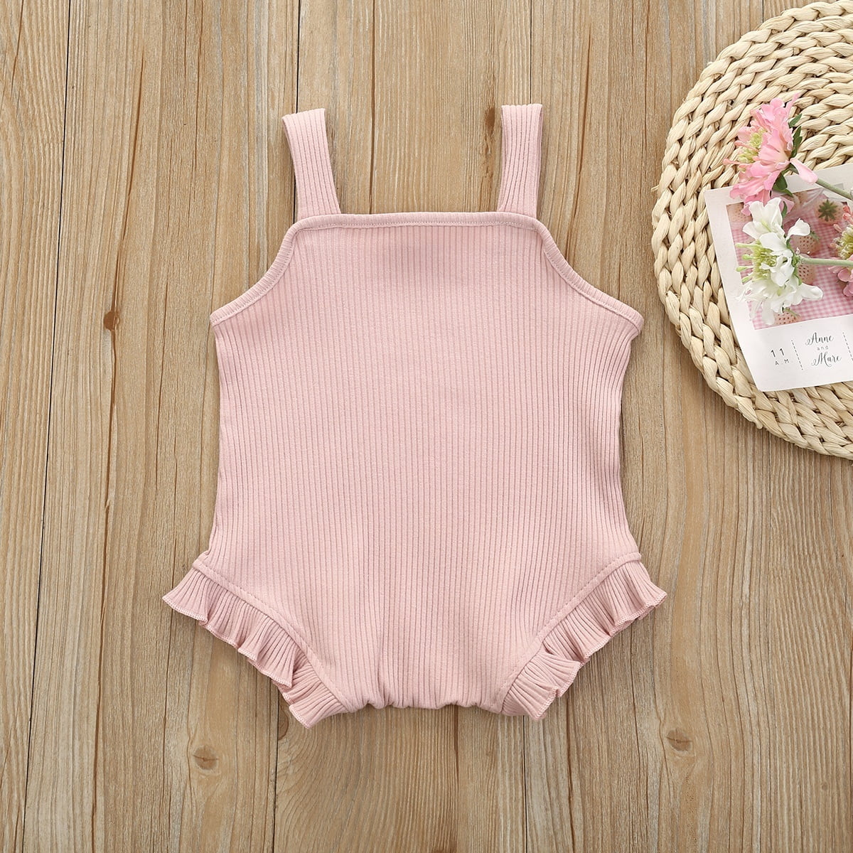 infant ruffle romper