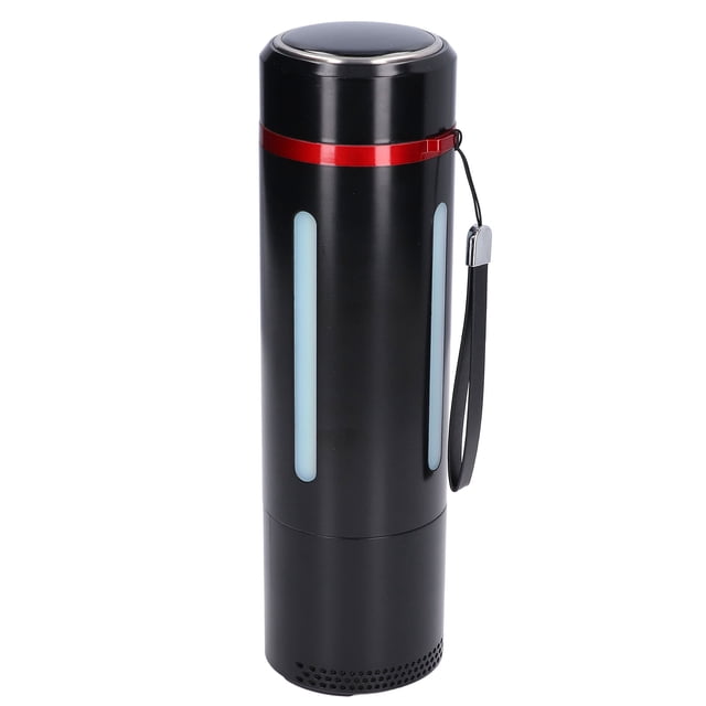 Vacuum Bottle, Temp Display 360 Sound APP Control Speaker Water Bottle USB Charging with Light for Outdoor