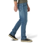 Lee Men's Extreme Motion Bi-Stretch Slim Straight Leg Jean, High King-Destruction Features, 29W x 30L