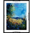 thumbnail image 5 of Art.com Blue Cornflowers 4505072 Art Print by Pol Ledent, Black Frame Wall Art, 23" x 29", 5 of 5