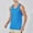 Blue, variant on Mens Tank Tops Summer Qiggri Men Solid-Color Casual Sports Elastic Fashionable T-shirt Round-Neck Tank Top Workout Tank Tops For Men