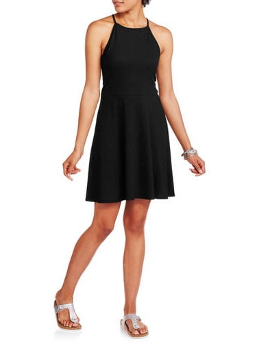 walmart fit and flare dress