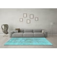 thumbnail image 3 of Ahgly Company Indoor Rectangle Persian Light Blue Traditional Area Rugs, 8' x 12', 3 of 4