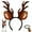 Deer Accessories, variant on Joyfy Police Headphones,Halloween Costume accessories for children and adults, Halloween party gifts, Role play