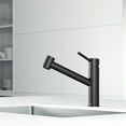 thumbnail image 5 of VIGO Branson Single-Handle Pull-Out Sprayer Kitchen Faucet in Matte Black, 5 of 16