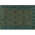thumbnail image 1 of Ahgly Company Indoor Rectangle Persian Turquoise Blue Traditional Area Rugs, 8' x 12', 1 of 4