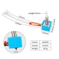 thumbnail image 4 of Hotend,With Kobra 3d Block Head Nozzle Printer With Nozzle 24v40w Nozzle And Heat And Heat Block Siuke Nozzle Suitable 1.75mm Head Nozzle Suitable Printer Compatible With 3d Printer Heat Block Head, 4 of 6