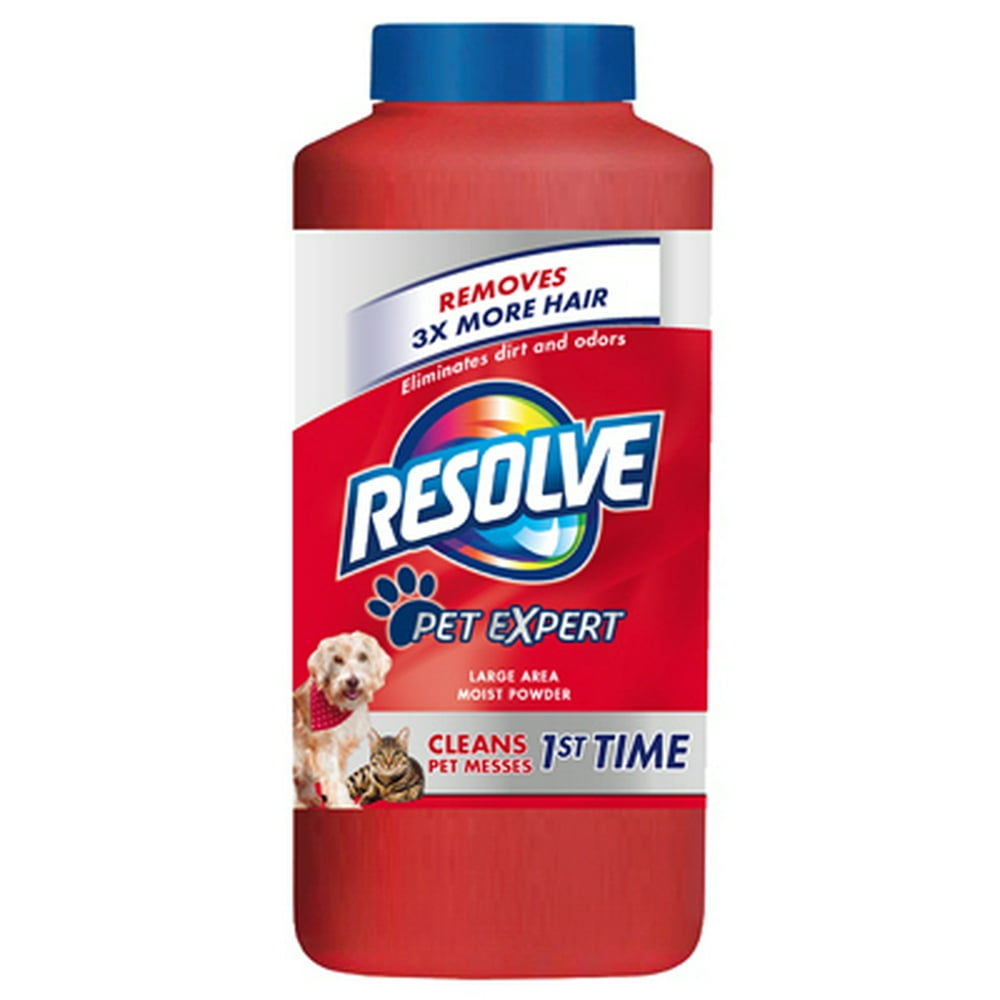 18 OZ Resolve Pet Formula Carpet Cleaner Moist Powder
