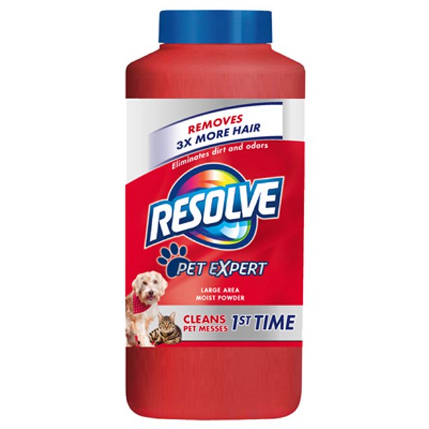 18 OZ Resolve Pet Formula Carpet Cleaner Moist Powder