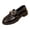 Black, variant on Wensltd Chunky Heels Loafer Shoes for Women Closed Toe Work Comfortable Round Toe Dress Wedding Shoes