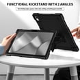 thumbnail image 2 of JBuwsdan for onn 11" Core Tablet (2026 Model) Tablet Case,for Onn 11 Tablet Pro 2024 Model Case,Heavy Duty Protective Case with Kickstand Shoulder Strap Case(Black), 2 of 5