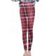 thumbnail image 1 of Gibobby leggings deportivos Leggings para mujer Pantalones casuales Elástico de cintura alta Patrón retro Impreso Forro polar Capris Termal Leggings de invierno de longitud completa（Rojo， S), 1 of 4