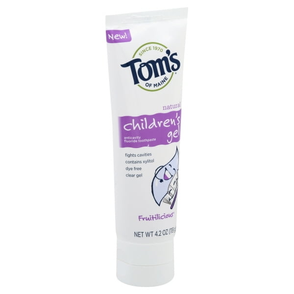 Tom's of Maine Fruitilicious Gel Natural Kids Toothpaste, 4.2 oz