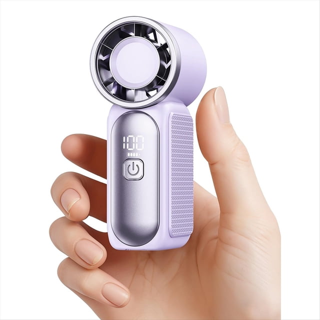Mini Ventilador Portátil, Potente, Recargable, Sin Aspas, Ultrasilencioso, Pequeño Ventilador de Bolsillo.