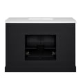 thumbnail image 6 of BridgePoint Home Clara 48" Single Sink Bathroom Vanity in Black with White Stone Top, 6 of 17