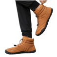 thumbnail image 3 of NOKIO Men'S Padded Winter Walking Boots Plush Warm Cotton Shoes Wear And Anti Slip Snow Boots Five Finger Cotton Shoes Outdoor Sports Shoes Men's And Women's Hiking Shoes Men'S Lined Winter Boots, 3 of 5