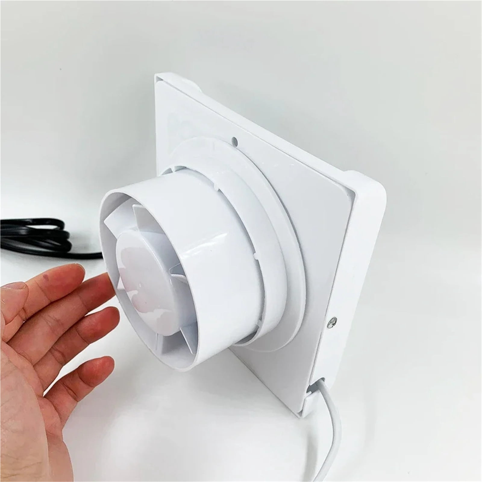 4 Inch 6 Inch Mute Bathroom Extractor Exhaust Fan Kitchen Toilet Wall Window Ventilation Fans With Power Cable ,Easy Installation