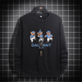thumbnail image 3 of Pull Col Rond pour Hommes Mode Manches Longues Grande Taille Sweat-Shirt Ample Printemps Automne Hauts Décontractés, 3 of 7