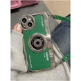 thumbnail image 3 of Case Compatible with iPhone 15 Plus,Cute 3D Vintage Camera Phone Case with Hand Strap Unique Cool Silicone TPU Case Shockproof Protective Case Women Girls for iPhone 15 Plus, 3 of 14