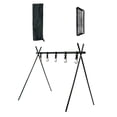 thumbnail image 2 of Estante de almacenamiento para acampar, estante de almacenamiento negro para garaje, hogar, interior y exterior Estilo B, 2 of 8