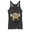 Black Heather, variant on Women's Despicable Me Minions Current Mood  Racerback Tank Top White Heather Medium
