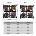 thumbnail image 2 of Gorillaz Square Pillow Case Pillow Holder Soft Decorative Pillow Sham Cushion Cases Pillowcase 24"X24", 2 of 7