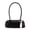Black, variant on Roxie East West Shoulder Bag - RED, Vegan Leather, 11" W x 4" H x 3.5" D, Zipper Closure, 1 Inner Wall Zipper Pocket, Silver Accents