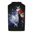 thumbnail image 5 of Lilgiuy American USA Flag Tank Top for Men 3D Non Positioning Printing Sleeveless Head Drawstring Pocket Hooded Tank Top Casual T-shirt Top Blouse for Party(Red,S), 5 of 5