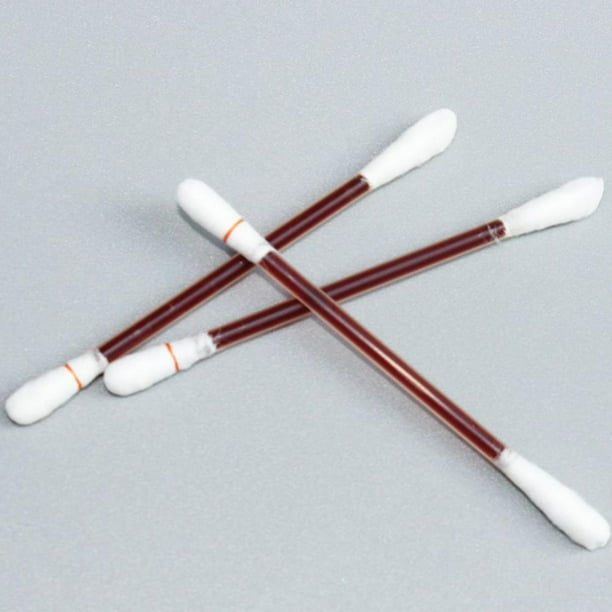 Cotonetes Camping Bastoncillo de algodón desechable Primeros auxilios Hisopo médico desinfectado con yodo (100 piezas)