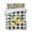 Black,Yellow, variant on Quilts King Size Bedding Set, Summer Lemons Lightweight Quilted Comforter, Light Blue Striped Farmhouse Tropical Fruits Reversible Bedspread Coverlet with Pillow Covers for All Season, 96" x 106"