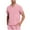 Pink, variant on 3-Pocket V-Neck Scrub Tops for Men - Soft Stretch Anti-Wrinkle Short Sleeve Medical Workwear for Nurse, Dentist, Vets