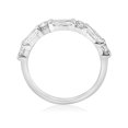 thumbnail image 3 of 14k White Gold 1/2ct Round & Baguette Diamond Wedding Ring, 3 of 3