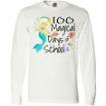 thumbnail image 3 of Inktastic 100 Magical Days of School with Blue Mermaid and Fish Long Sleeve T-Shirt, 3 of 5