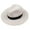 White, variant on Tejiojio Fall Clearance Unisex Wide Straw-Hat Straw Sunshade Panama Roll Up Fedora Beach Sun Hat