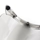thumbnail image 4 of Viento de la Cara Abierta Visor de Casco Motocicleta Lente de Burbujas de Burbujas de 3 Snap Visera, 4 of 7