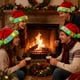 thumbnail image 4 of Gorro de Papá Noel con Luces Led - Gorro Navideño de Tela Flocada de 2 Capas con Luces de Cadena, Tocado Festivo Rojo y Verde para Adultos, Accesorio para Disfraz Navideño, 4 of 7