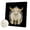 Cow, variant on FLOPESN Sheep Zodiac Diamond Pearl Art Framed Painting, 11.8x11.8in Black Canvas Home Wall Decor, DIY Craft Kit