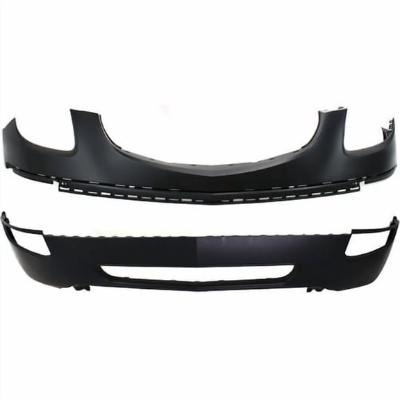 Set of 2 Bumper Covers Facias Front Upper for Buick Enclave 2008-2012 Pair