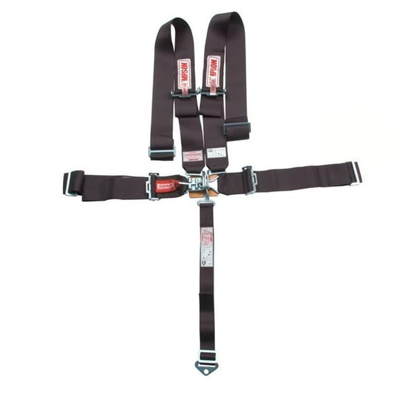 Simpson Sécurité SIM29064BK Système de Harnais 5-pt avec Loquet et Liaison 55 Pouces