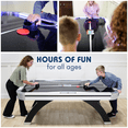 thumbnail image 4 of Freetime Fun Air Hockey Table 7 ft Game Table for Adults Light Up - Full Size Arcade Air Powered Indoor LED Hockey Table for Game Room w/ Modern Design, Pucks, Paddles - SKU RA1000, 4 of 6