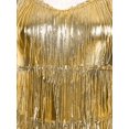 thumbnail image 7 of inlzdz Women's Latin Dance Dress Salsa Cha-Cha Rumba Ballroom Dance Costume Cocktail Fringe Dress Gold M, 7 of 7