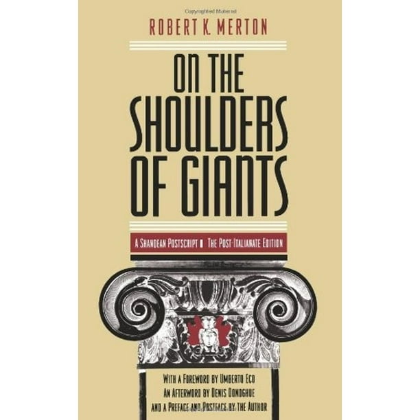 Libro On The Shoulders Of Giants: The Postitalianate Edition Tapa Blanda, Autor Robert Merton, Editorial University Of Chicago Press