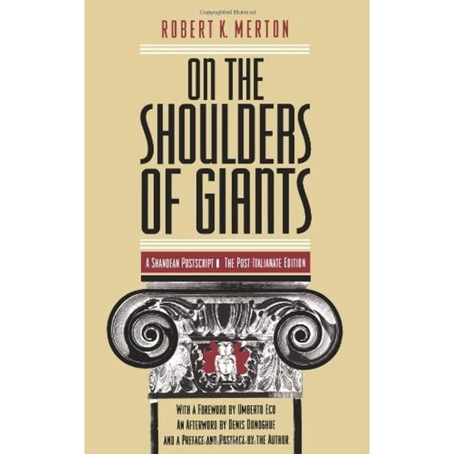 Libro On The Shoulders Of Giants: The Postitalianate Edition Tapa Blanda, Autor Robert Merton, Editorial University Of Chicago Press
