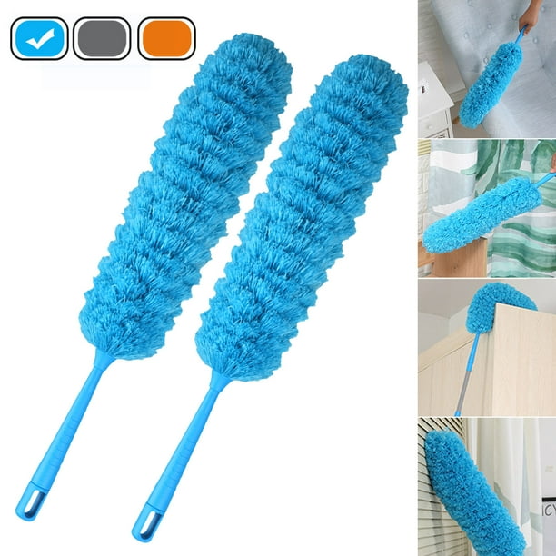 2/1PCS Microfiber Duster Adjustable, with Bendable Head, Extendable