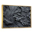 thumbnail image 3 of Designart "Fractal Spirals in Grey II" Extra Large Abstract Framed Wall Art - Transitional Grey Abstract Spirals Entryway Framed Wall Art Print, 3 of 7