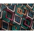 thumbnail image 5 of oneOone Silk Tabby Black Fabric Geometric Sewing Material Print Fabric By The Yard 42 Inch Wide, 5 of 5