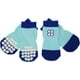 Chaussettes d'Intérieur Petego Antipatinage pour Chiens 4/Pkg-Xx-Large Blue/Light Blue – image 1 sur 1