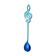thumbnail image 1 of Patio Decor Savings Iumwxz Stainless Steel Spoons Colorful Spoons Musical Symbols Handle Spoons Flatware Ice Cream Drinking Tools Kitchen Gadget Decor Savings, 1 of 5